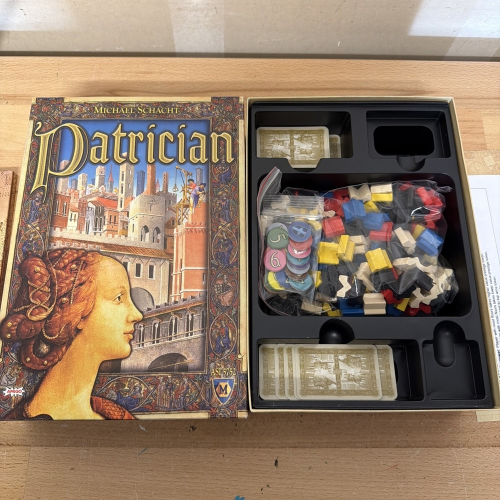 Mayfair Games Patrician Board Game 100% Complete Box EX/NM